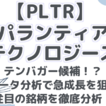 【PLTR】 パランティア・テクノロジーズ：テンバガー候補！？データ分析で急成長を狙う注目の銘柄を徹底分析！