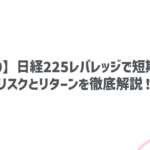 【1570】日経225レバレッジで短期投資！リスクとリターンを徹底解説！