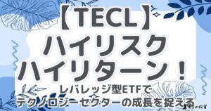 【TECL】ハイリスク・ハイリターン！レバレッジ型ETFでテクノロジーセクターの成長を捉える