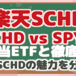 【楽天SCHD】 SCHD vs SPYD 高配当ETFと徹底比較 楽天SCHDの魅力を分析！